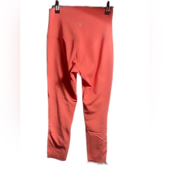 Lululemon Align High-Rise Crop Raspberry Cream Yoga Athletic Stretch leggings 6 - Picture 3 of 4
